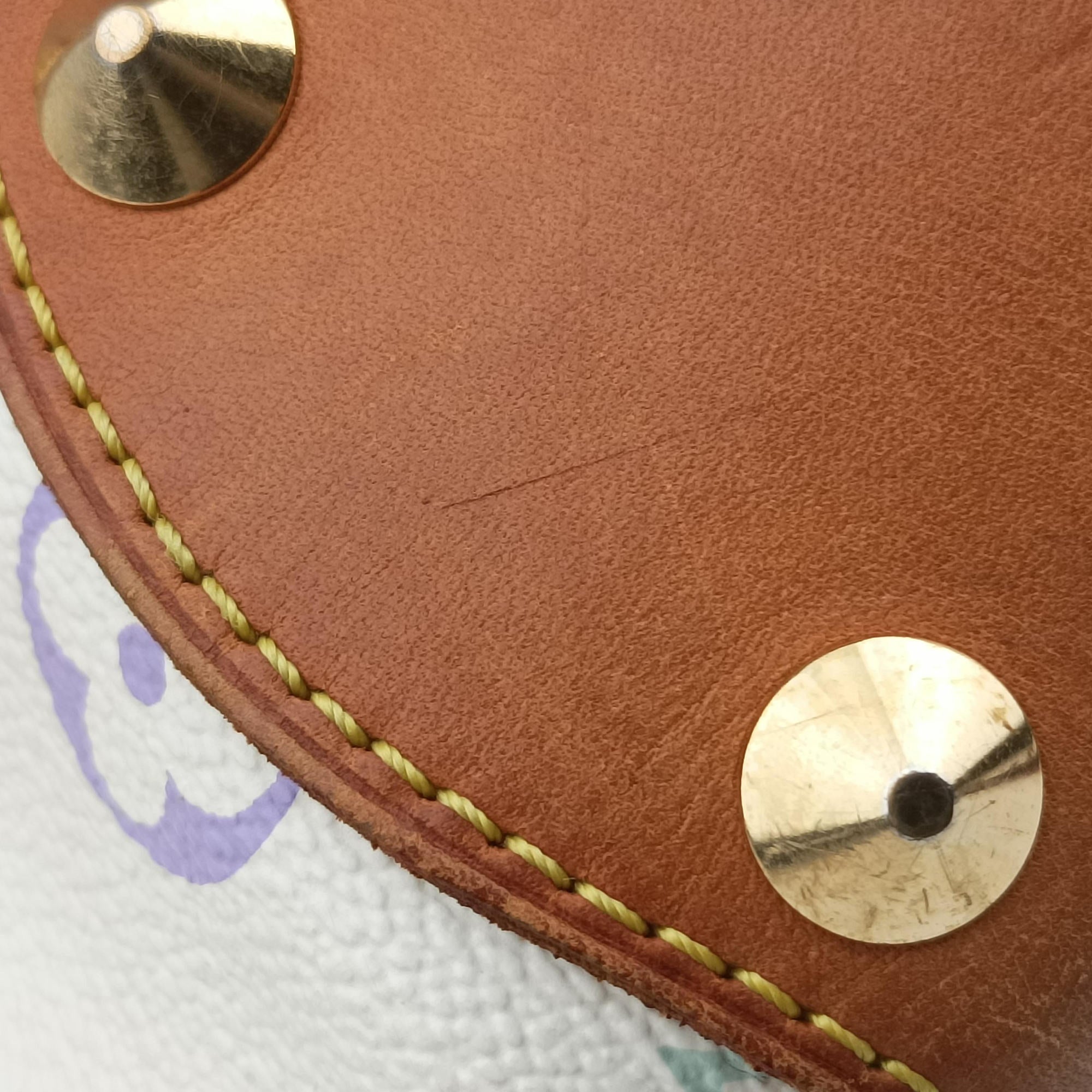 Secondhand Louis Vuitton JUDY MM white Monogram Multicolor M40255 shoulderbag | stylenewstar