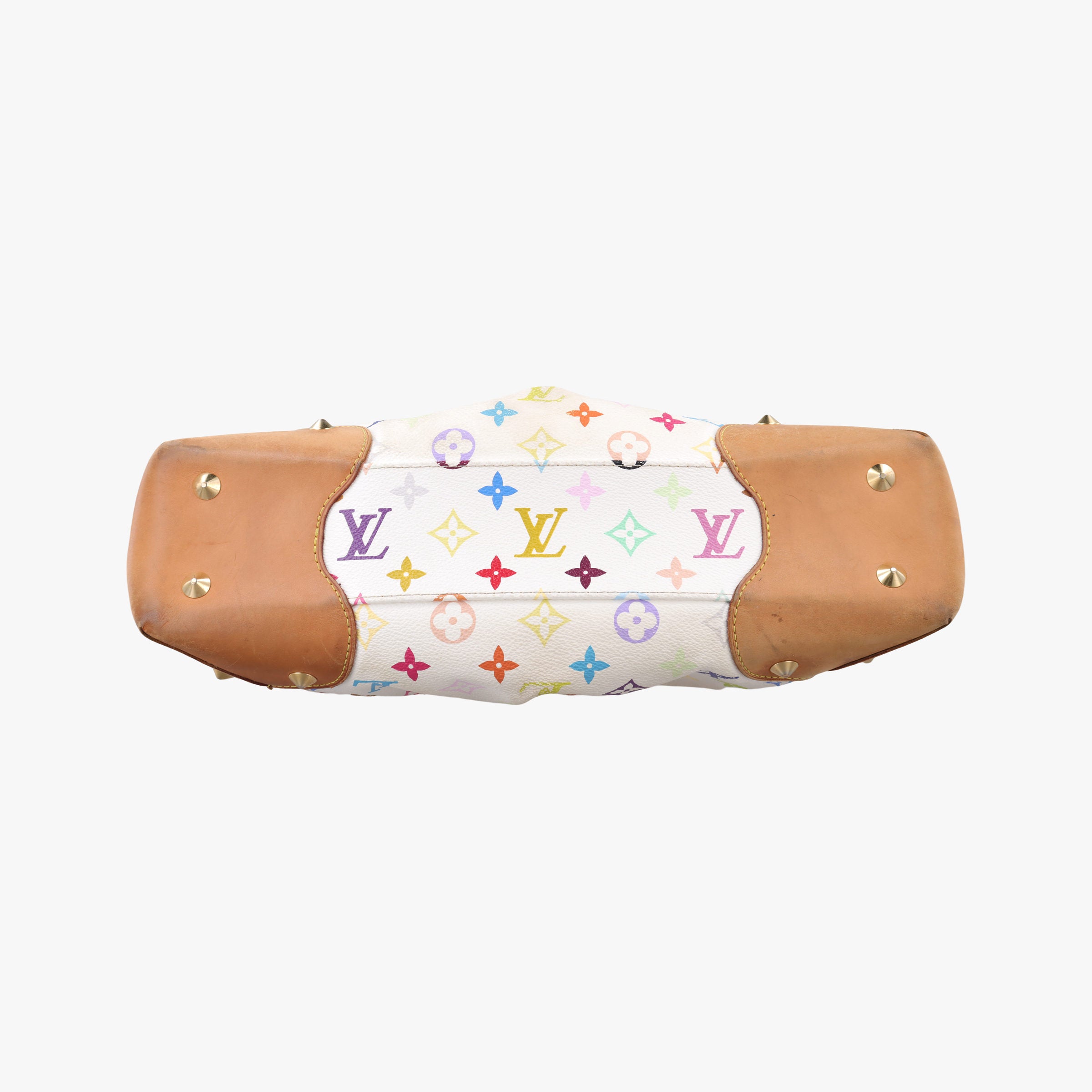 Secondhand Louis Vuitton JUDY MM white Monogram Multicolor M40255 shoulderbag | stylenewstar