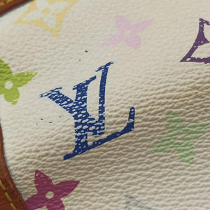 Vintage Louis Vuitton SOLOGNE white Monogram Multicolor M92661 shoulderbag | stylenewstar
