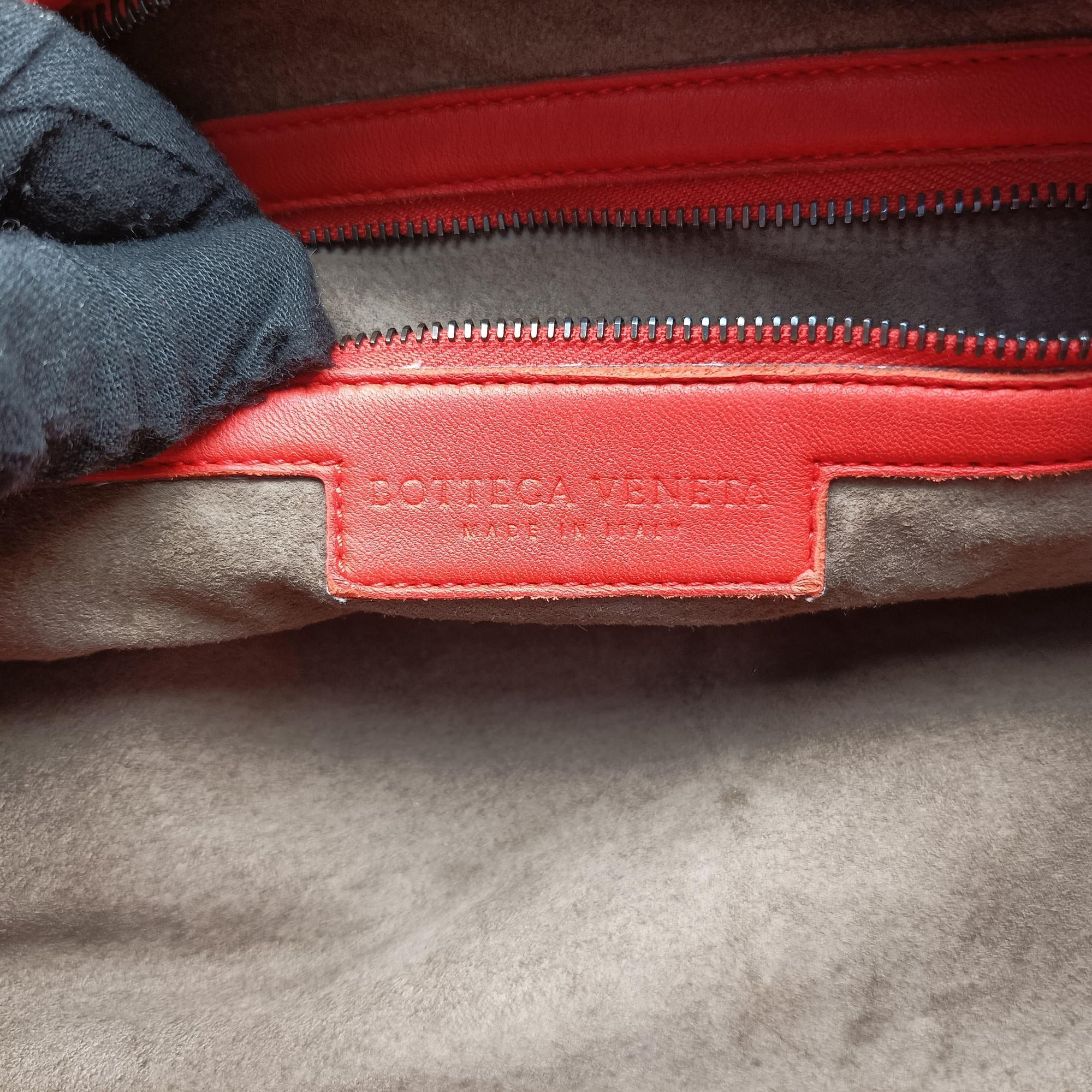 Secondhand Bottega Veneta Intrecciato Orange lambskin  shoulderbag | stylenewstar