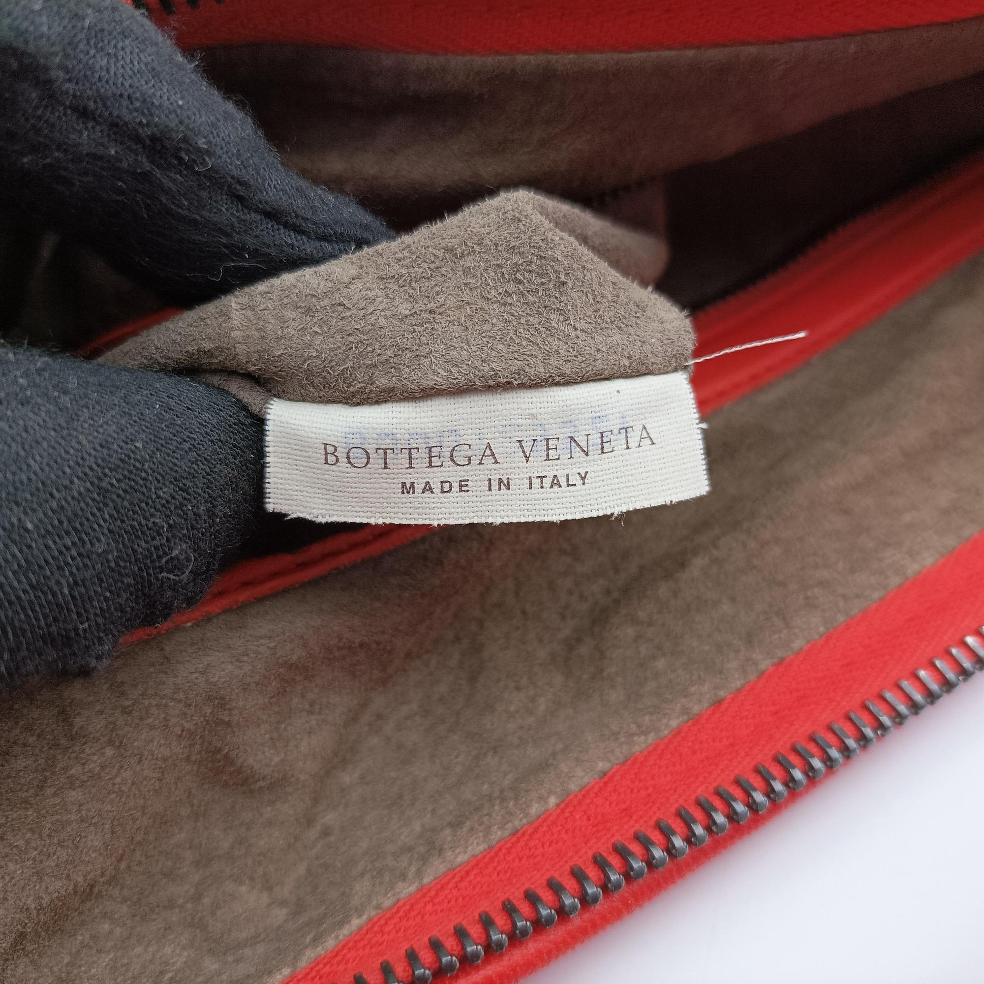 Secondhand Bottega Veneta Intrecciato Orange lambskin  shoulderbag | stylenewstar