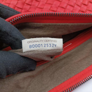 Secondhand Bottega Veneta Intrecciato Orange lambskin  shoulderbag | stylenewstar