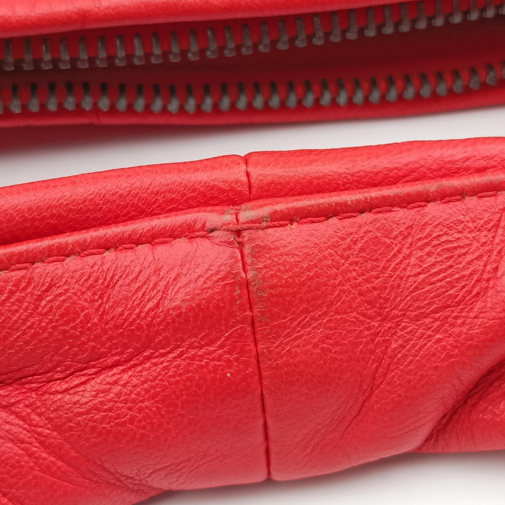 Secondhand Bottega Veneta Intrecciato Orange lambskin  shoulderbag | stylenewstar