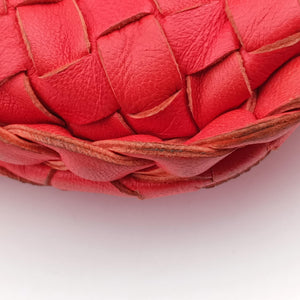 Secondhand Bottega Veneta Intrecciato Orange lambskin  shoulderbag | stylenewstar