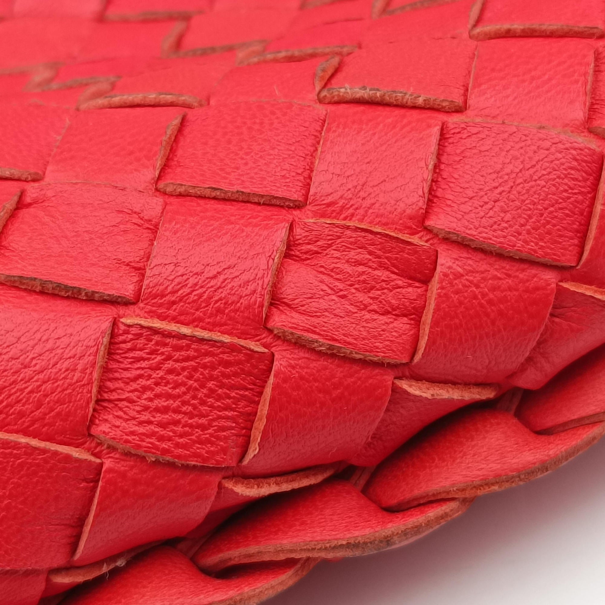 Secondhand Bottega Veneta Intrecciato Orange lambskin  shoulderbag | stylenewstar