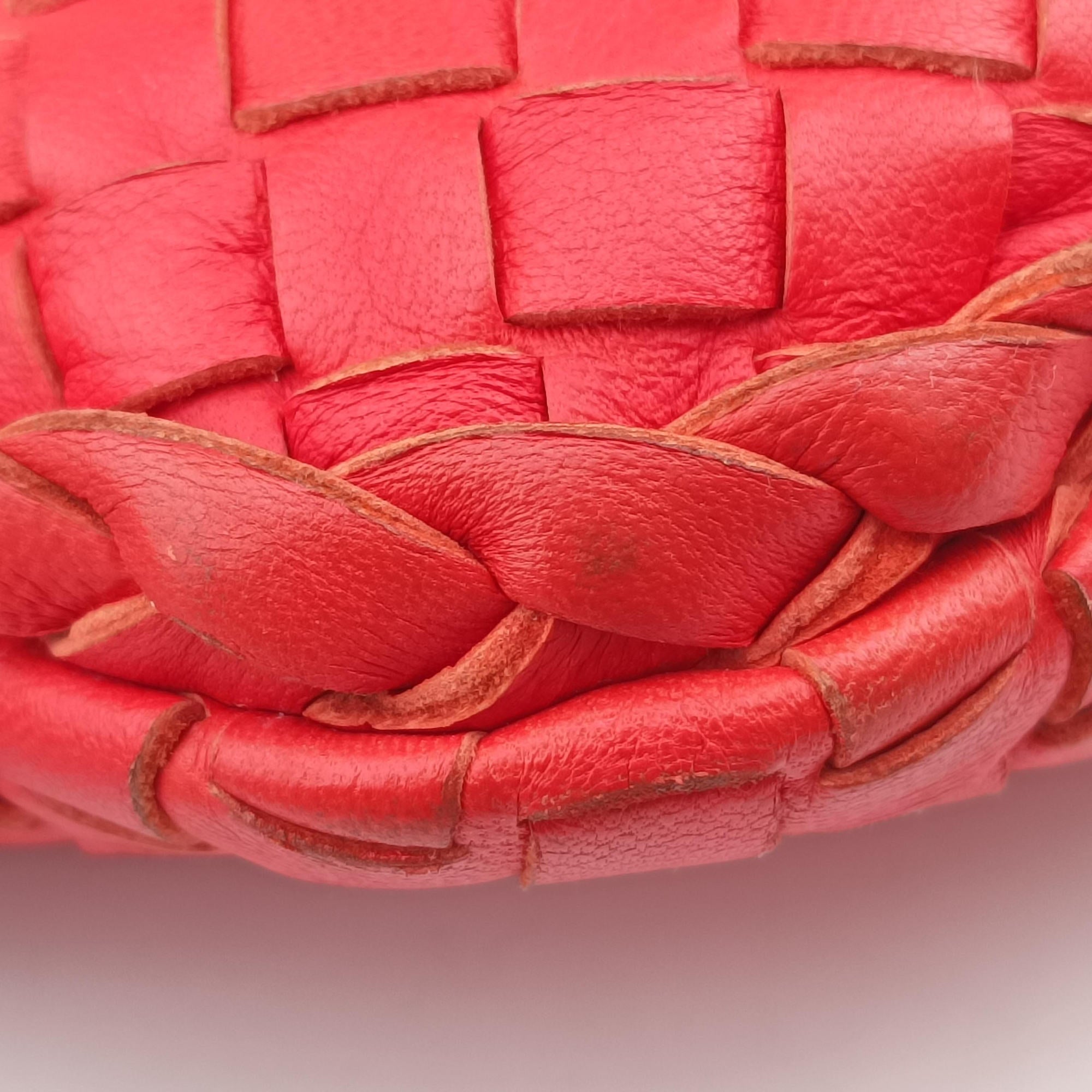 Secondhand Bottega Veneta Intrecciato Orange lambskin  shoulderbag | stylenewstar