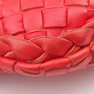 Secondhand Bottega Veneta Intrecciato Orange lambskin  shoulderbag | stylenewstar