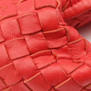 Secondhand Bottega Veneta Intrecciato Orange lambskin  shoulderbag | stylenewstar