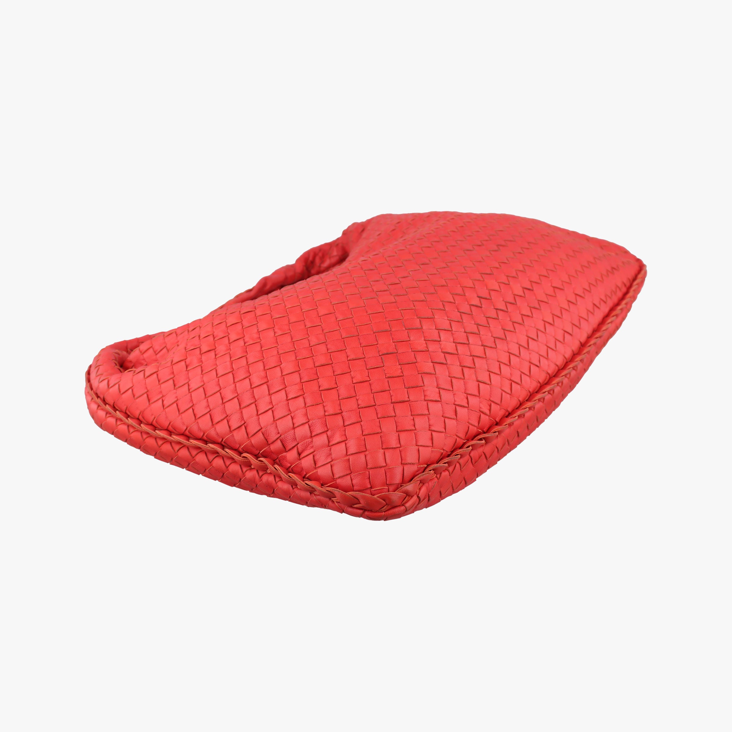 Secondhand Bottega Veneta Intrecciato Orange lambskin  shoulderbag | stylenewstar