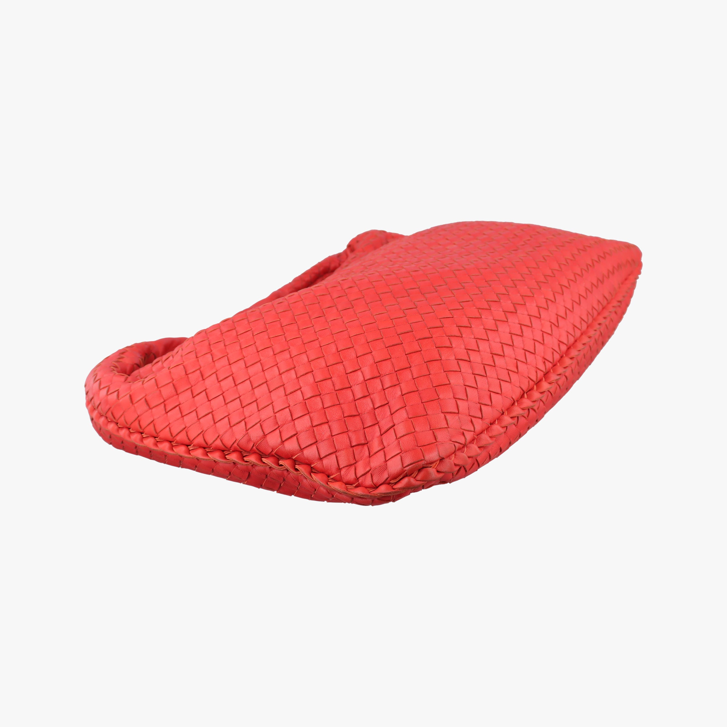 Secondhand Bottega Veneta Intrecciato Orange lambskin  shoulderbag | stylenewstar