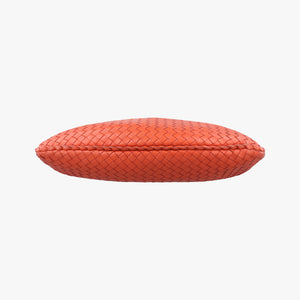 Pre-owned Bottega Veneta Intrecciato Orange lambskin  shoulderbag | stylenewstar