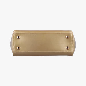 Pre-owned VERSACE Medusa Golden Patent x Leather  shoulderbag | stylenewstar