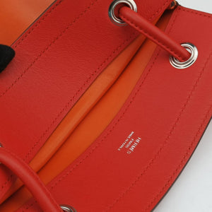 Secondhand Hermes Sac Aline mini Orange Leather  shoulderbag | stylenewstar