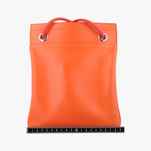 Secondhand Hermes Sac Aline mini Orange Leather  shoulderbag | stylenewstar