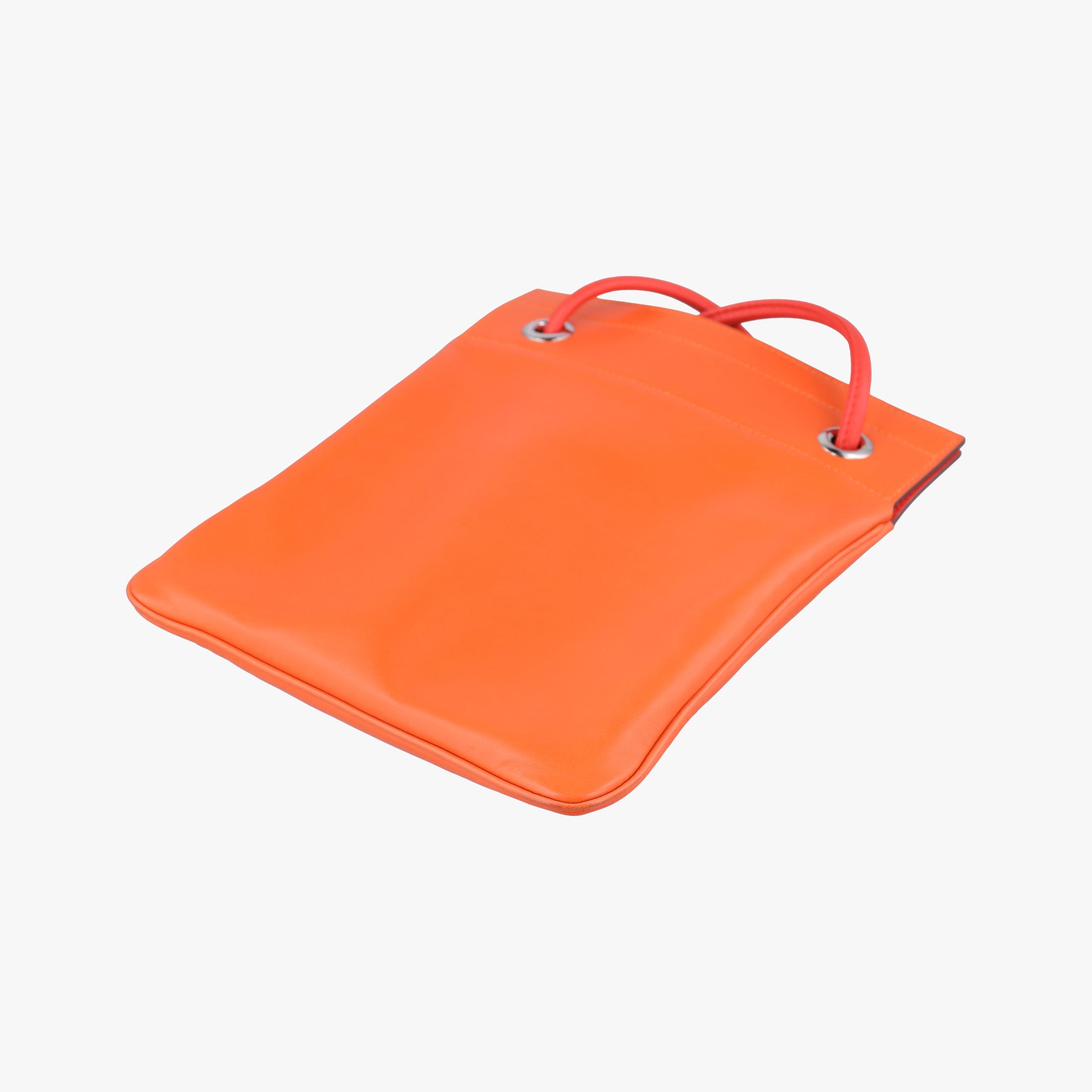 Secondhand Hermes Sac Aline mini Orange Leather  shoulderbag | stylenewstar