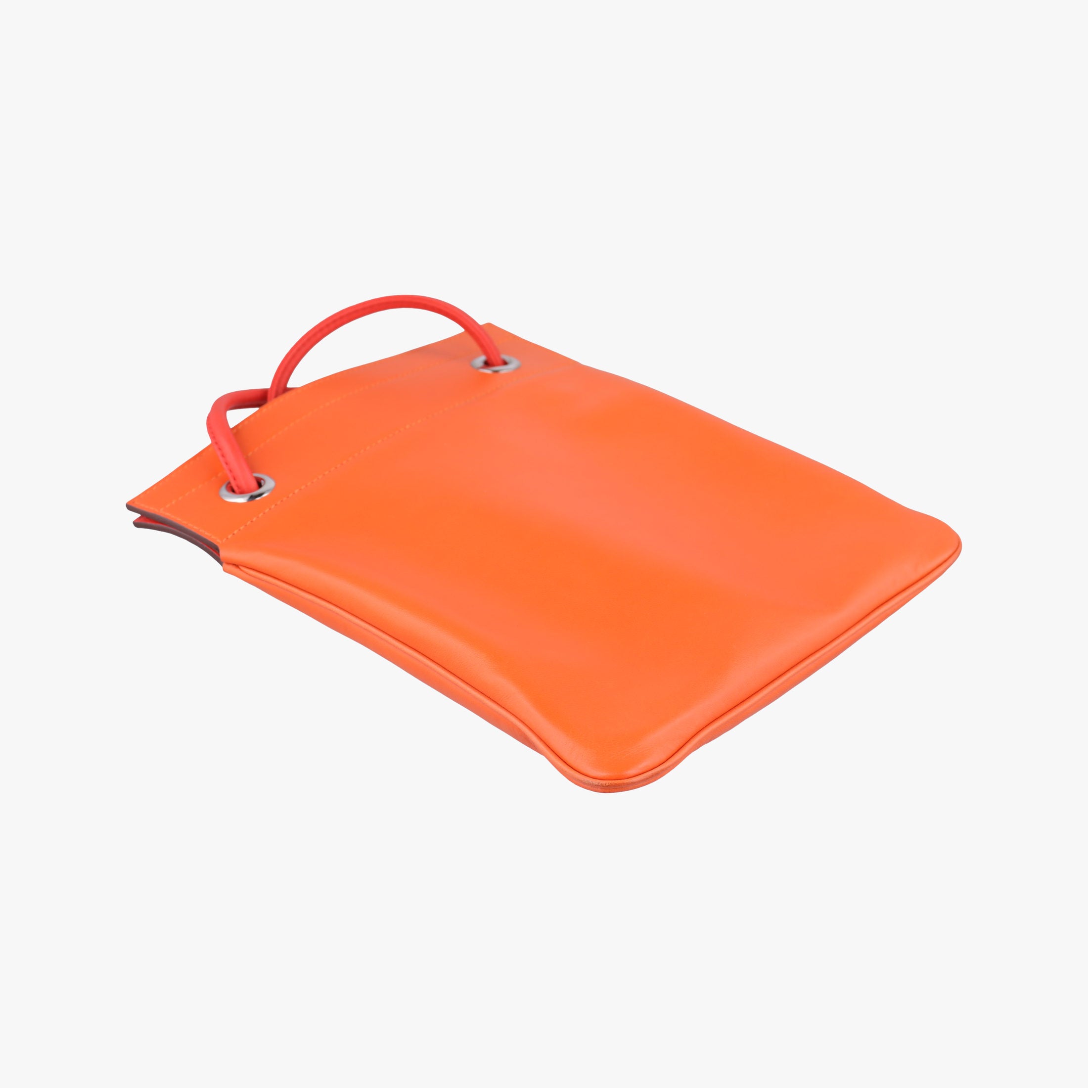 Secondhand Hermes Sac Aline mini Orange Leather  shoulderbag | stylenewstar