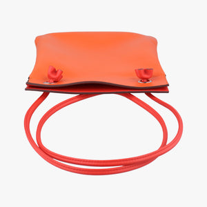 Secondhand Hermes Sac Aline mini Orange Leather  shoulderbag | stylenewstar
