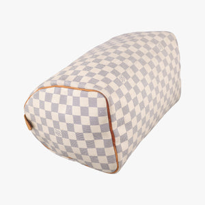 Pre-owned Louis Vuitton Speedy 30 AZUR Damier Canvas N41533 handbag | stylenewstar