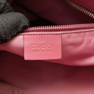 Secondhand Gucci Guccissima GG Imprime Pink PVC coated canvas×Leather 211120 shoulderbag | stylenewstar