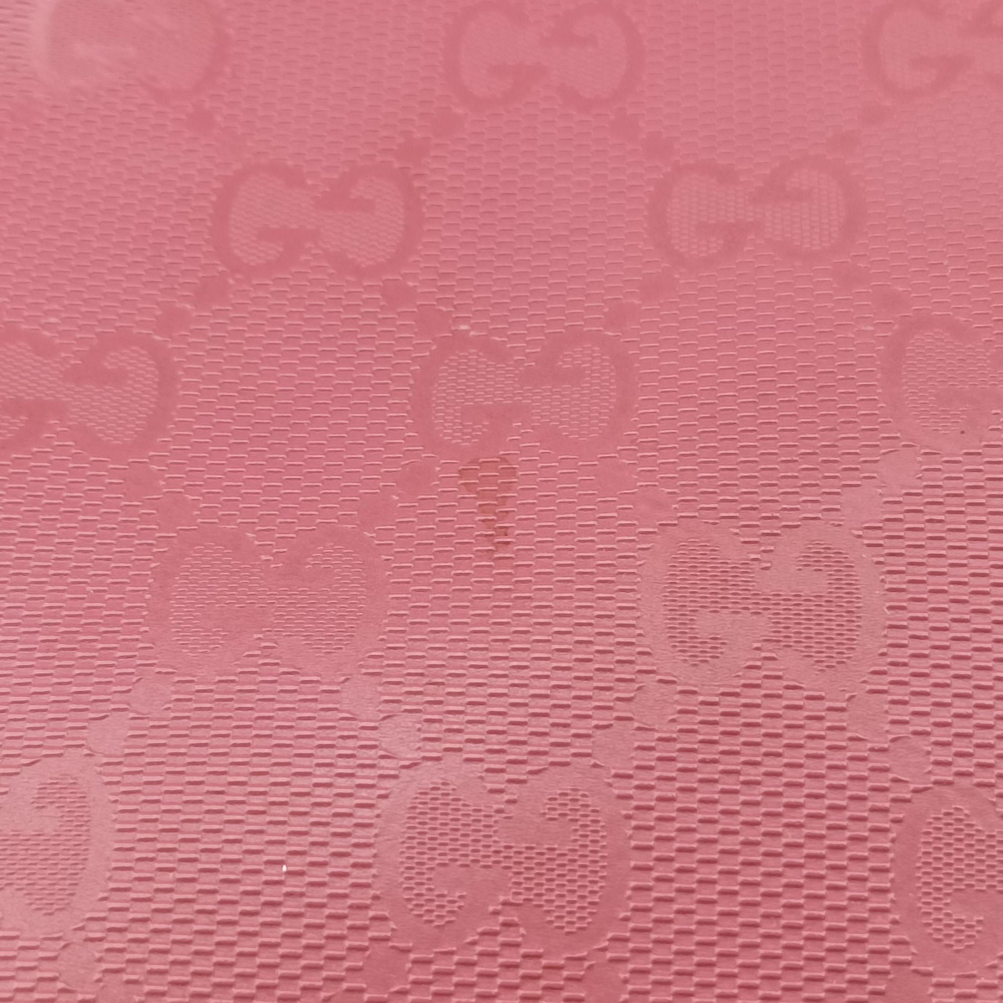 Secondhand Gucci Guccissima GG Imprime Pink PVC coated canvas×Leather 211120 shoulderbag | stylenewstar