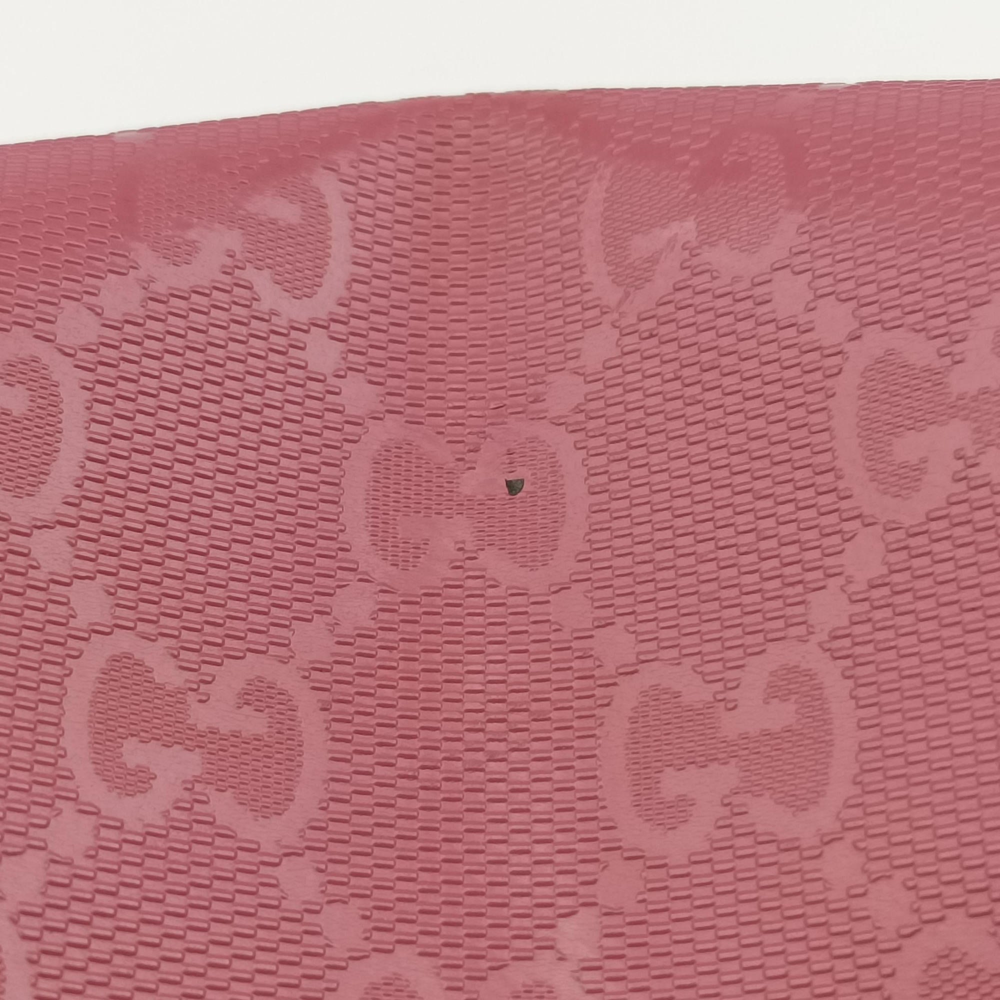 Secondhand Gucci Guccissima GG Imprime Pink PVC coated canvas×Leather 211120 shoulderbag | stylenewstar