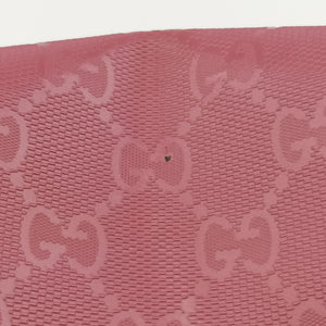 Secondhand Gucci Guccissima GG Imprime Pink PVC coated canvas×Leather 211120 shoulderbag | stylenewstar