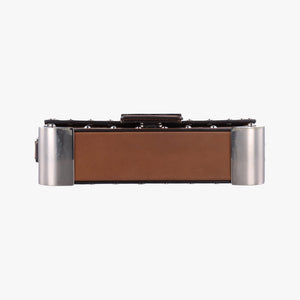 Vintage Fendi Zucca Trunk Brown PVC coated canvas×Leather 7VA507 shoulderbag | stylenewstar
