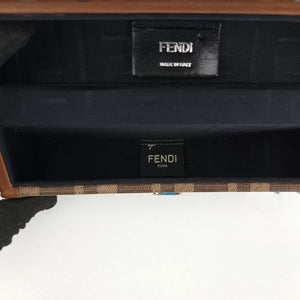 Vintage Fendi Zucca Trunk Brown PVC coated canvas×Leather 7VA507 shoulderbag | stylenewstar