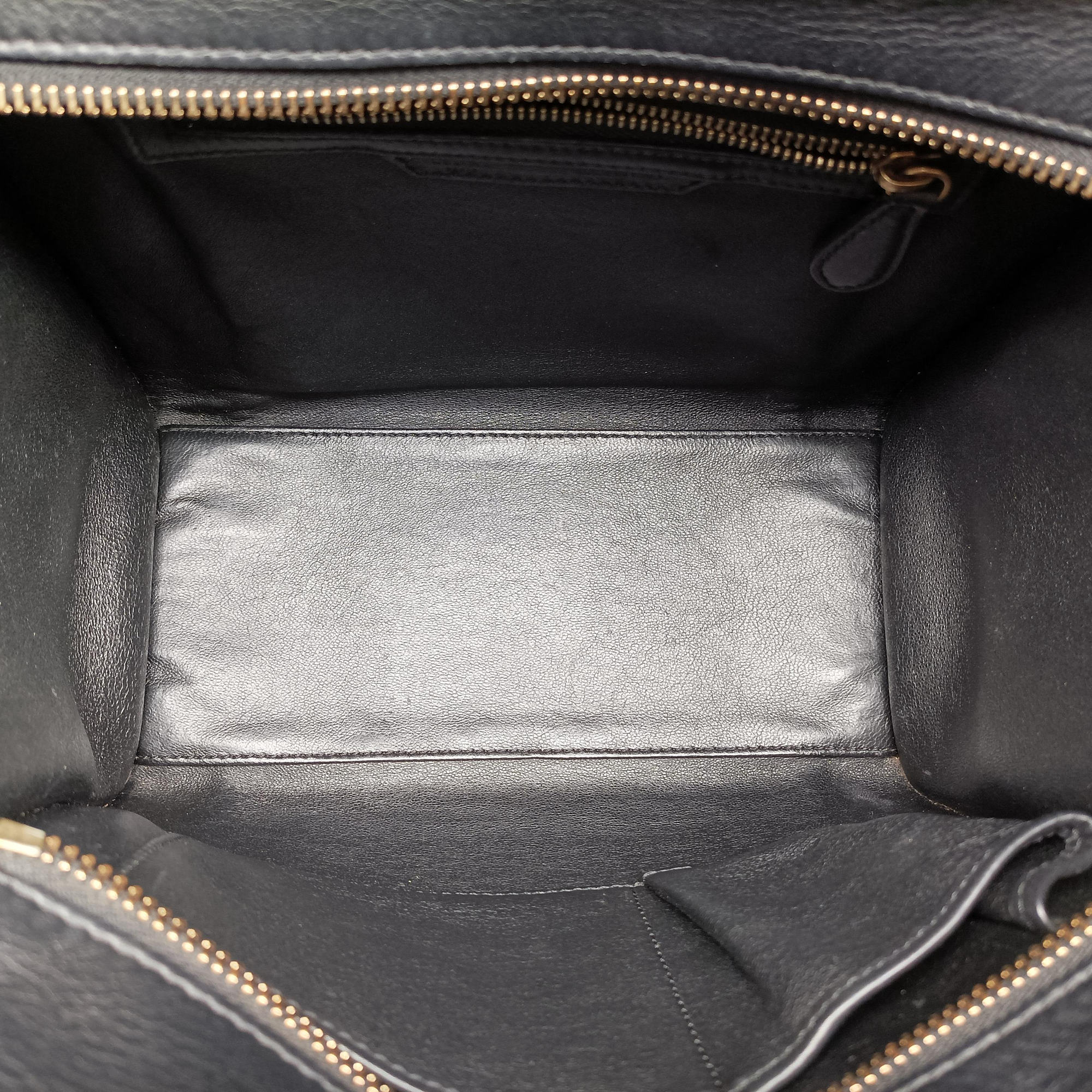 Pre-owned Celine Luggage Micro shopper Bordeaux×black×beige Suede×leather  handbag | stylenewstar