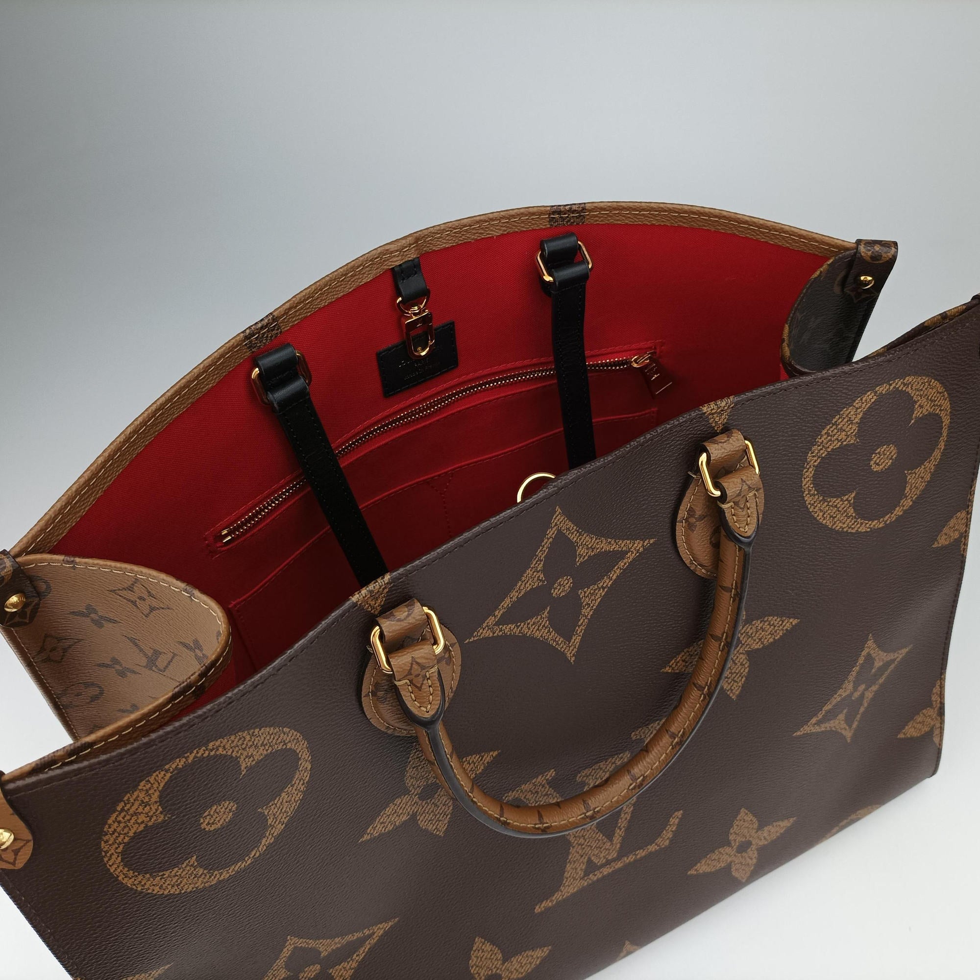 Pre-owned Louis Vuitton On the Go GM Brown Monogram Canvas M45320 shoulderbag | stylenewstar