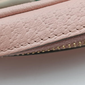 Pre-owned Gucci OPHIDIA Pink×Transparent PVC coated canvas 517350 shoulderbag | stylenewstar