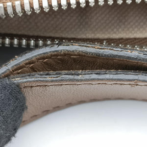Secondhand Gucci Diamante business Brown PVC coated canvas×Leather 267898 handbag | stylenewstar