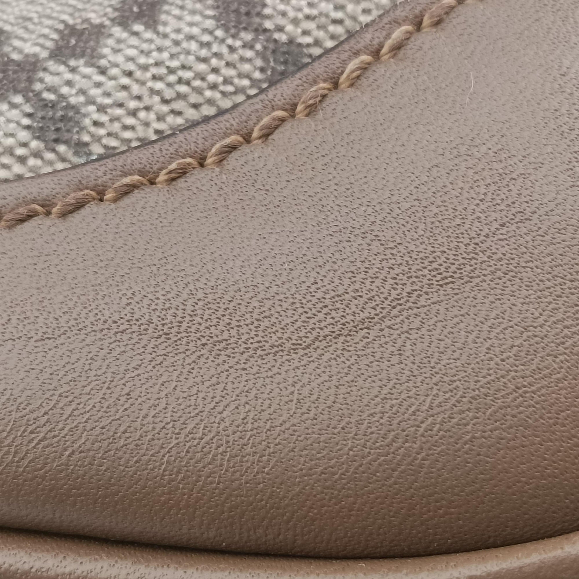Secondhand Gucci Diamante business Brown PVC coated canvas×Leather 267898 handbag | stylenewstar