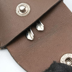 Secondhand Gucci Diamante business Brown PVC coated canvas×Leather 267898 handbag | stylenewstar