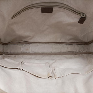 Secondhand Gucci Diamante business Brown PVC coated canvas×Leather 267898 handbag | stylenewstar