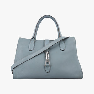 Pre-owned Gucci new jackie Blue Leather 365460 shoulderbag | stylenewstar