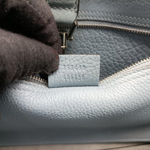 Pre-owned Gucci new jackie Blue Leather 365460 shoulderbag | stylenewstar