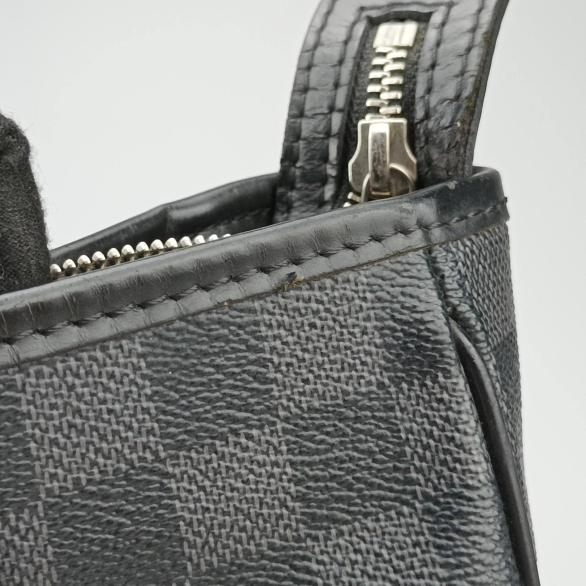 Vintage Louis Vuitton Tadao Noir Damier Graphite N51192 handbag | stylenewstar