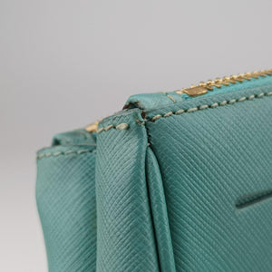 Pre-owned Prada Galleria Blue SAFFIANO Leather BN2274 shoulderbag | stylenewstar
