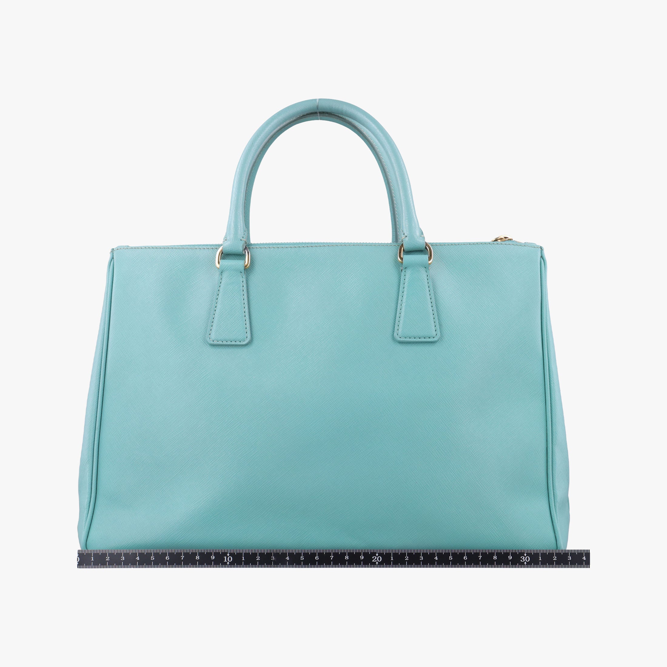 Pre-owned Prada Galleria Blue SAFFIANO Leather BN2274 shoulderbag | stylenewstar