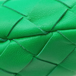 Pre-owned Bottega Veneta The Jodie Green lambskin  handbag | stylenewstar