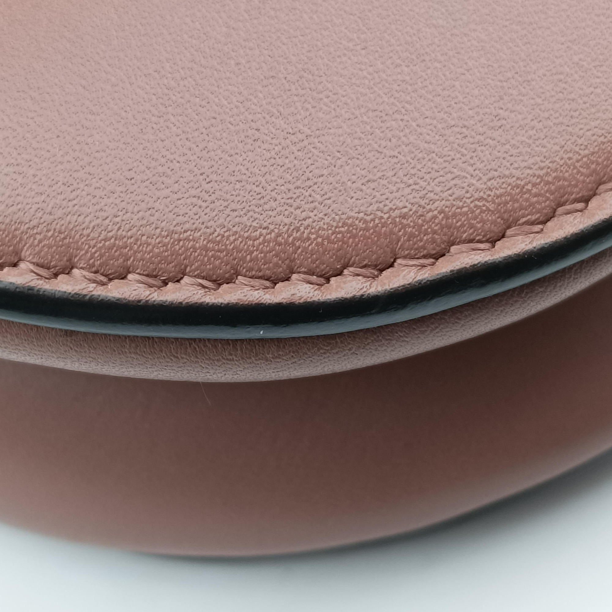 Pre-owned Christian Dior Saddle Pink Leather  handbag | stylenewstar