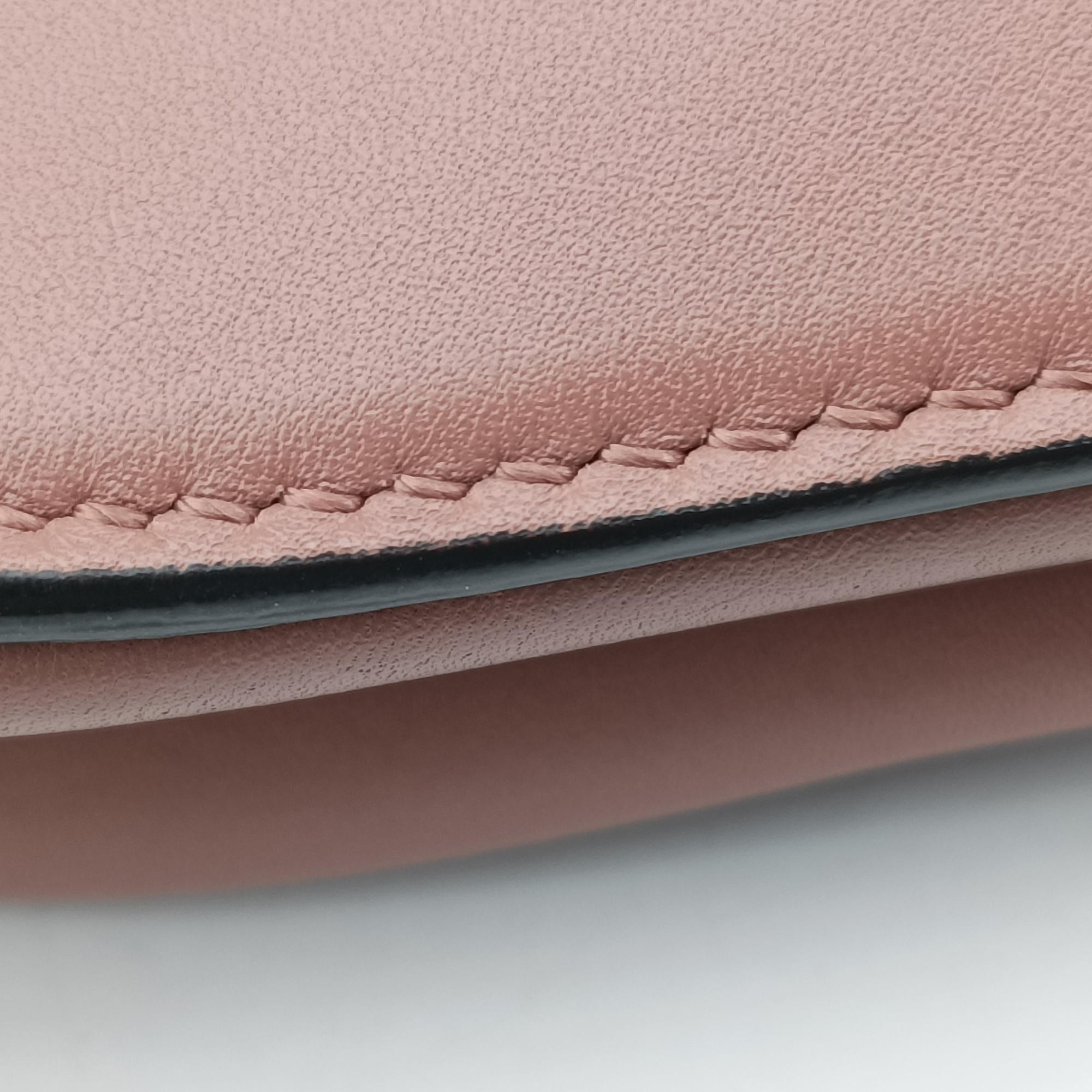 Pre-owned Christian Dior Saddle Pink Leather  handbag | stylenewstar