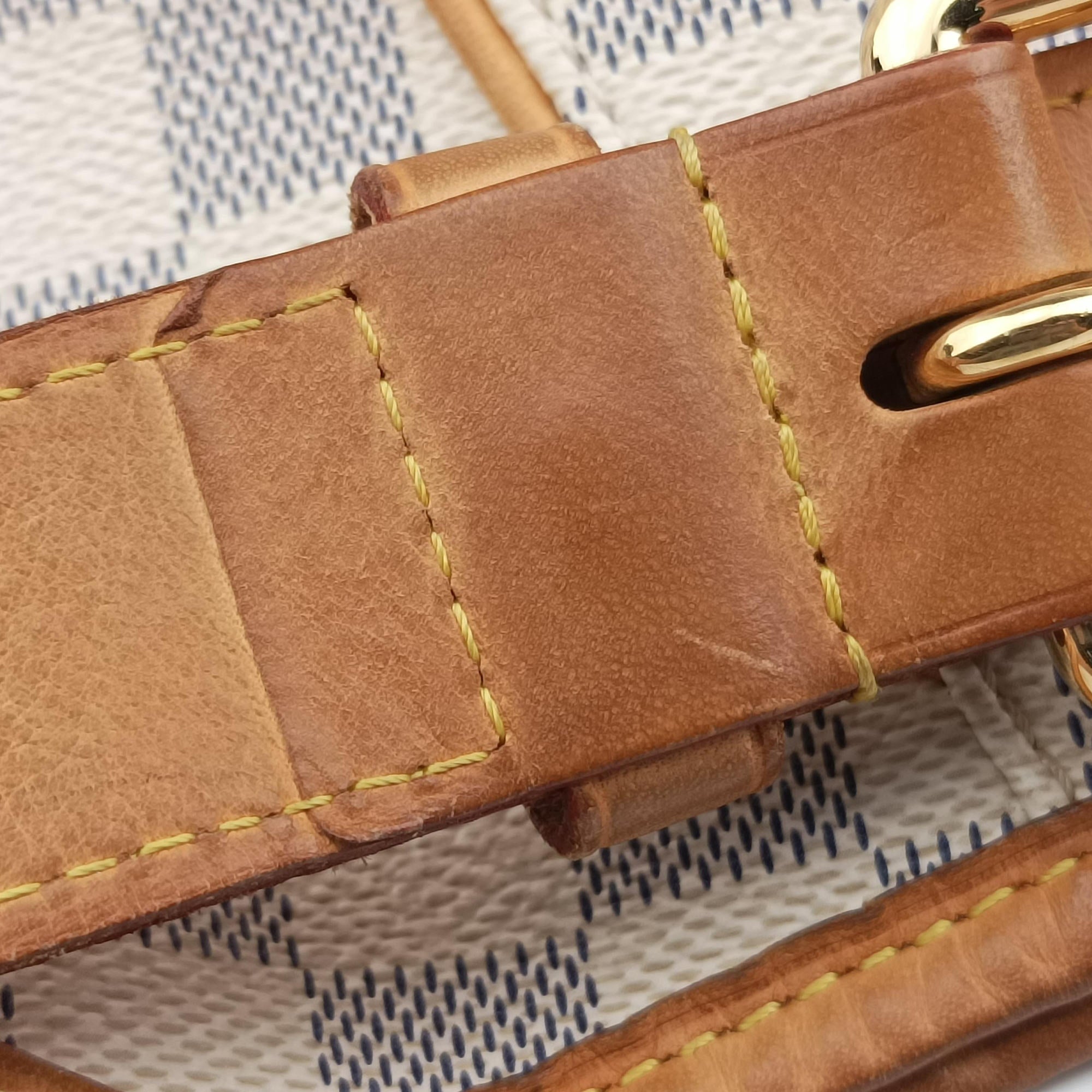 Vintage Louis Vuitton GALLIERA PM Azur Damier Canvas N55215 shoulderbag | stylenewstar