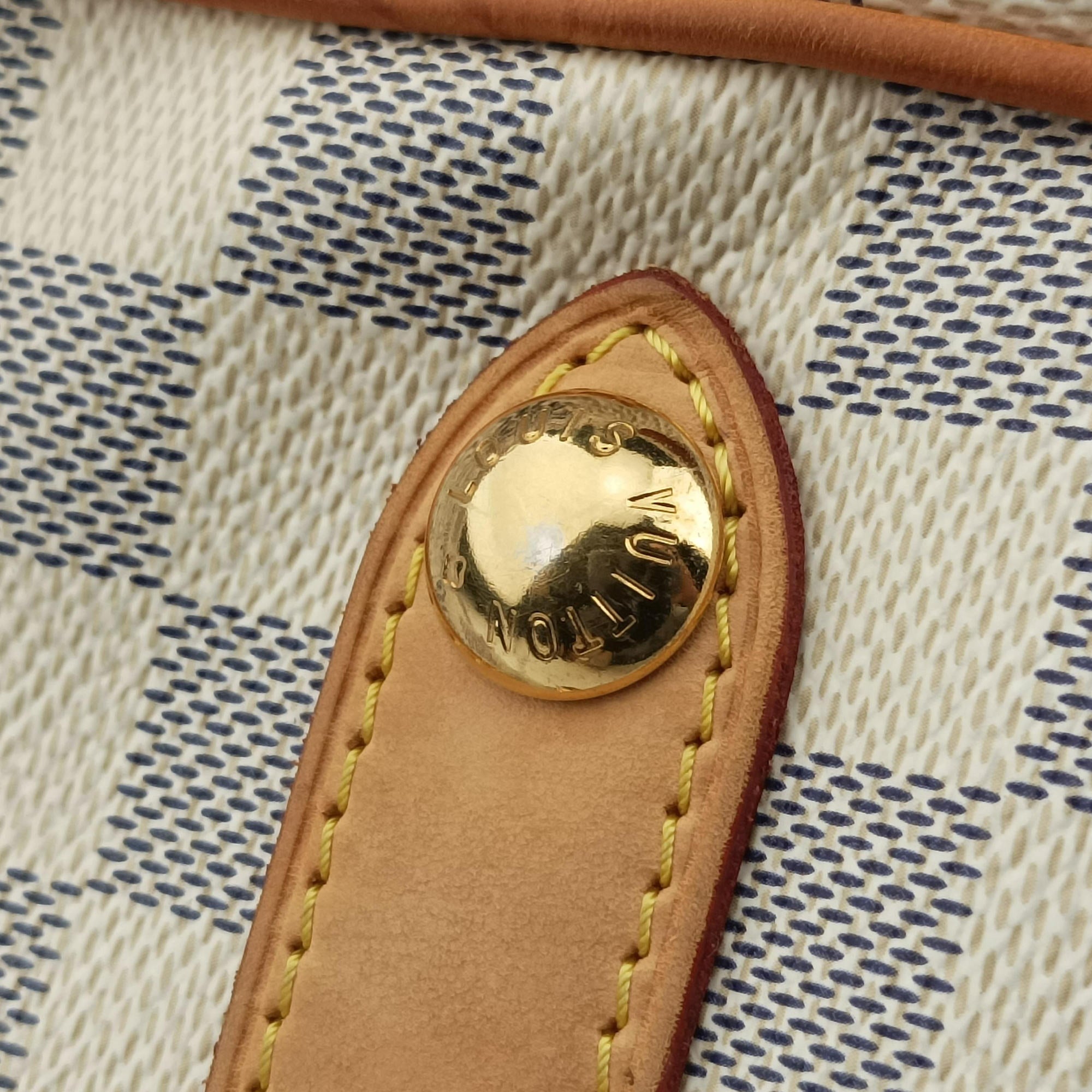 Vintage Louis Vuitton GALLIERA PM Azur Damier Canvas N55215 shoulderbag | stylenewstar