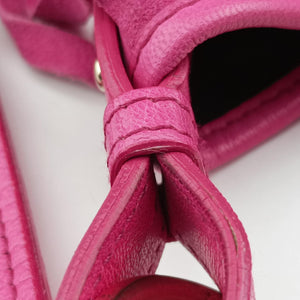 Secondhand Yves Saint Laurent Mombasa Rose Leather×Suede 138963 shoulderbag | stylenewstar