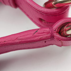Secondhand Yves Saint Laurent Mombasa Rose Leather×Suede 138963 shoulderbag | stylenewstar