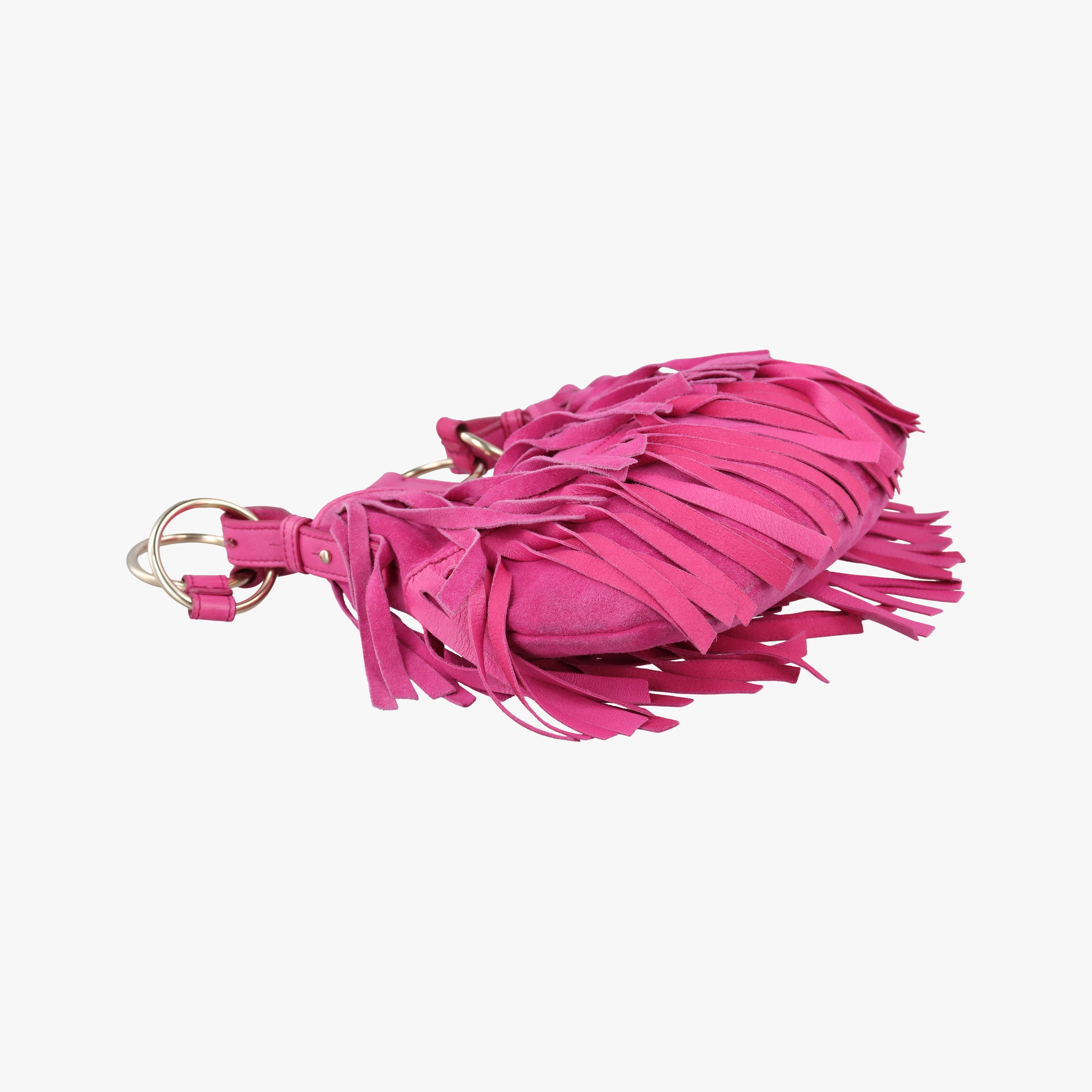 Secondhand Yves Saint Laurent Mombasa Rose Leather×Suede 138963 shoulderbag | stylenewstar