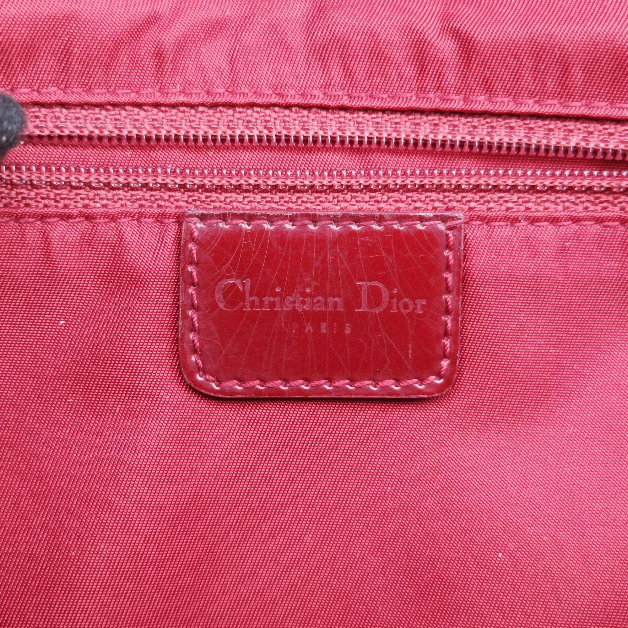 Secondhand Christian Dior Malice pearl Red Leather  shoulderbag | stylenewstar