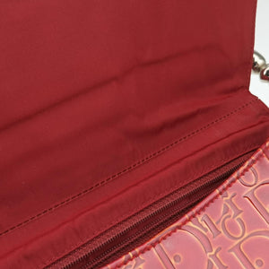 Secondhand Christian Dior Malice pearl Red Leather  shoulderbag | stylenewstar